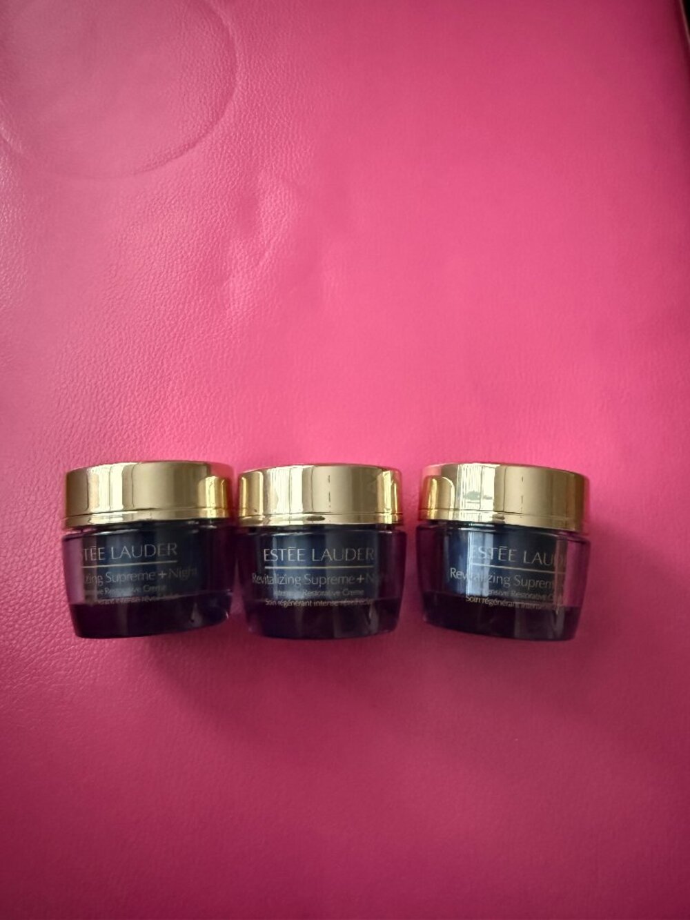 3X Estée Lauder Revitalizing Supreme+ Night Intensive Restorative Crème 0.5oz ea